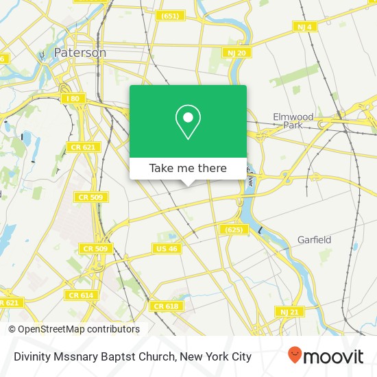 Mapa de Divinity Mssnary Baptst Church