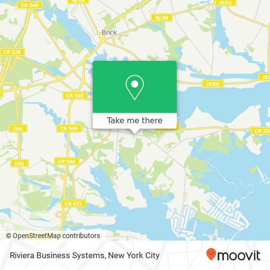 Mapa de Riviera Business Systems