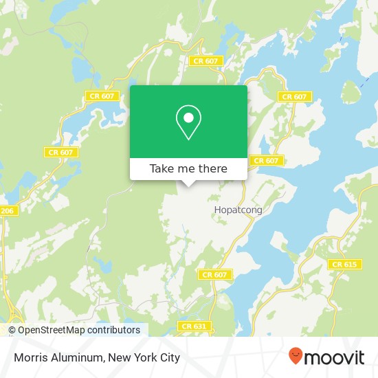 Morris Aluminum map