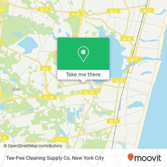 Tee-Pee Cleaning Supply Co map