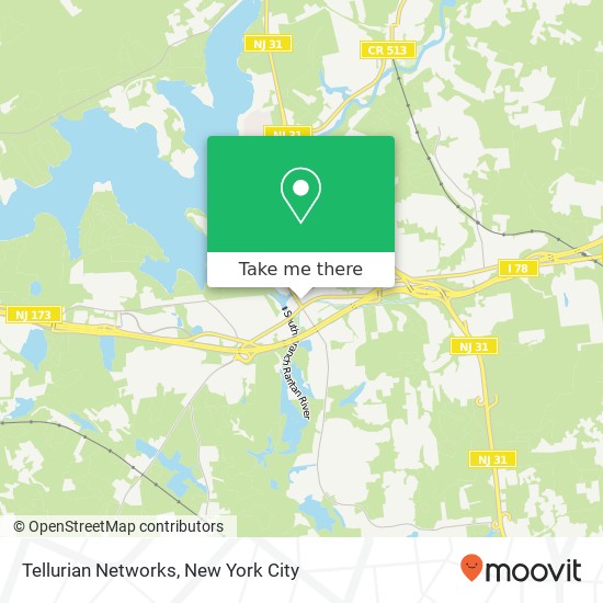 Tellurian Networks map