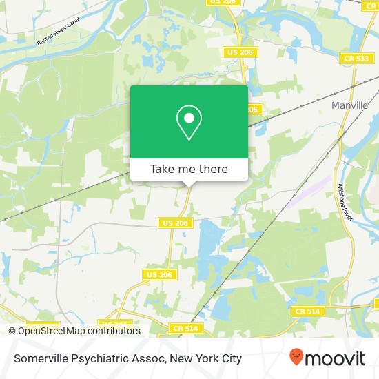 Somerville Psychiatric Assoc map