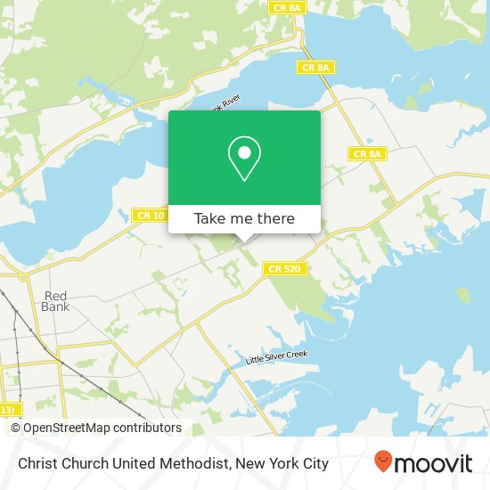 Christ Church United Methodist map