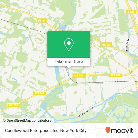 Candlewood Enterprises Inc map