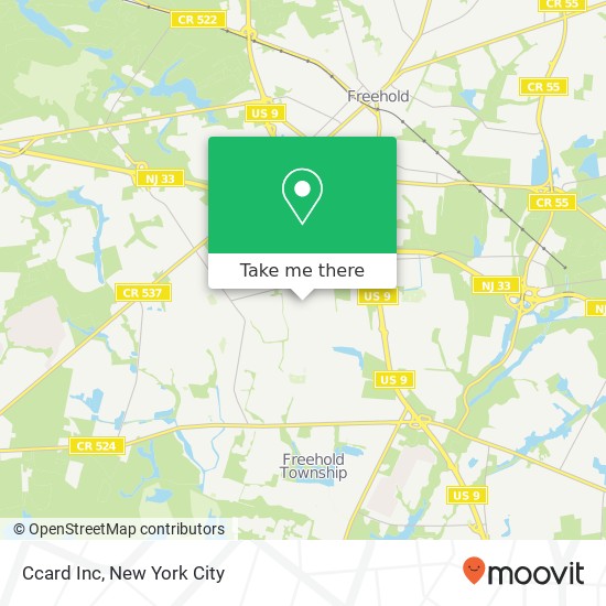 Ccard Inc map