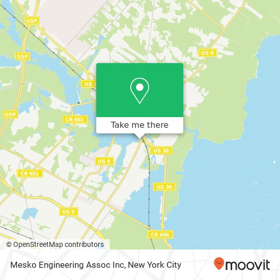 Mesko Engineering Assoc Inc map