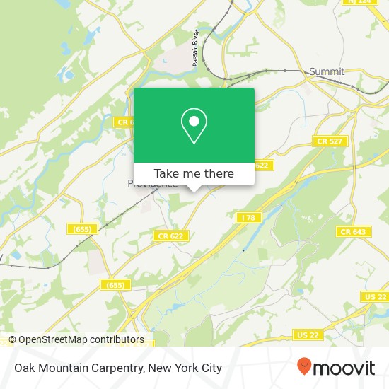 Mapa de Oak Mountain Carpentry