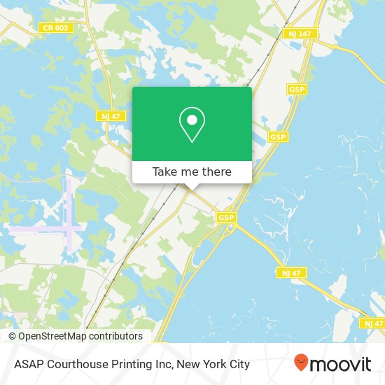 ASAP Courthouse Printing Inc map