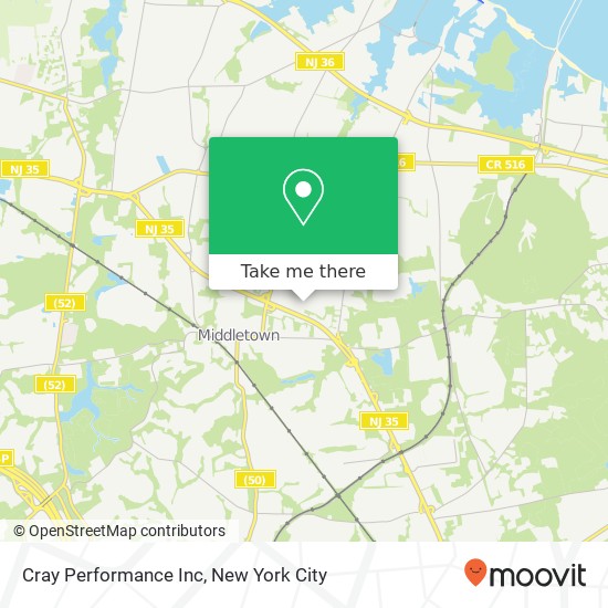 Cray Performance Inc map