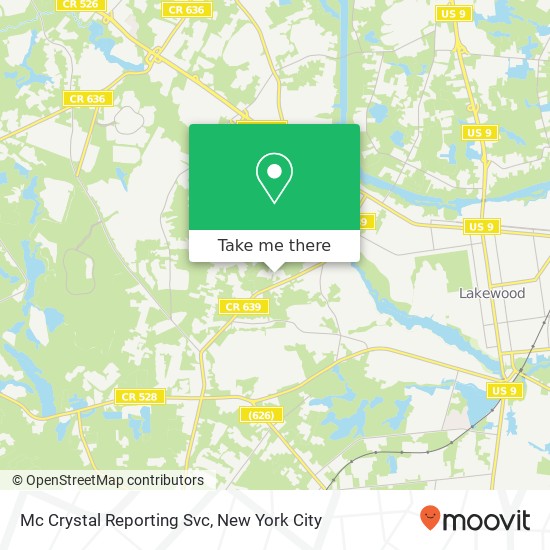 Mc Crystal Reporting Svc map