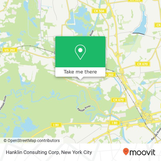 Hanklin Consulting Corp map