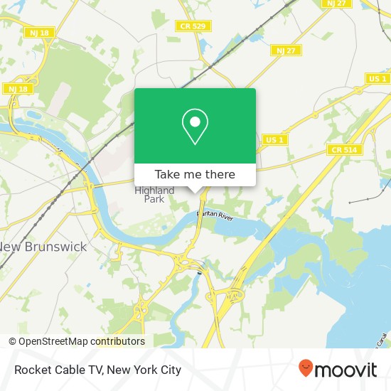 Rocket Cable TV map
