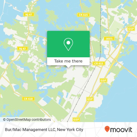 Mapa de Bur/Mac Management LLC
