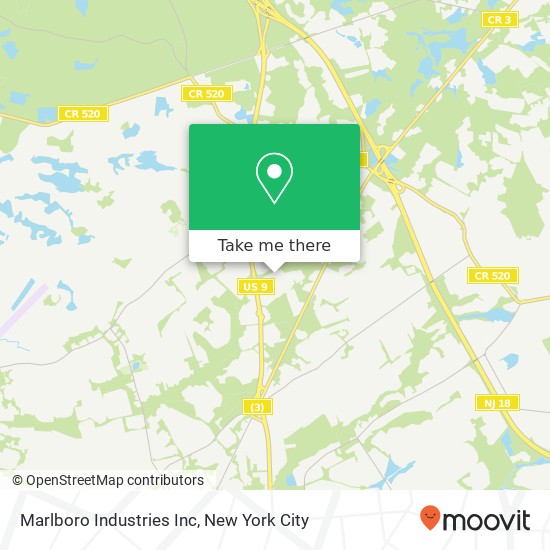 Mapa de Marlboro Industries Inc