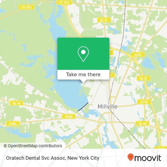 Oratech Dental Svc Assoc map