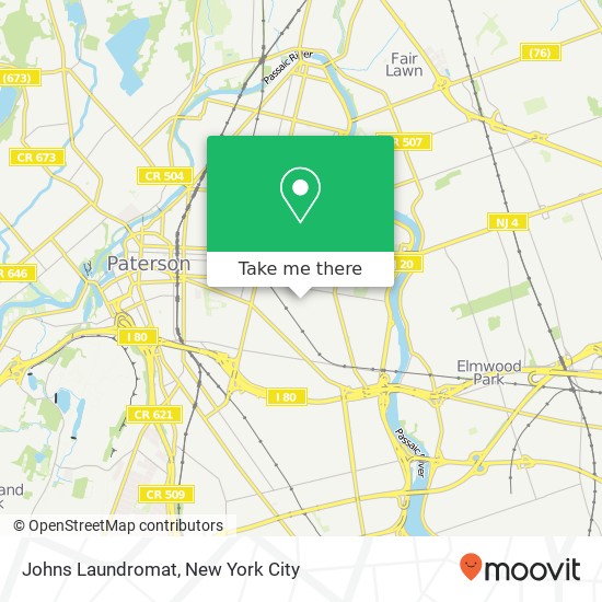 Mapa de Johns Laundromat