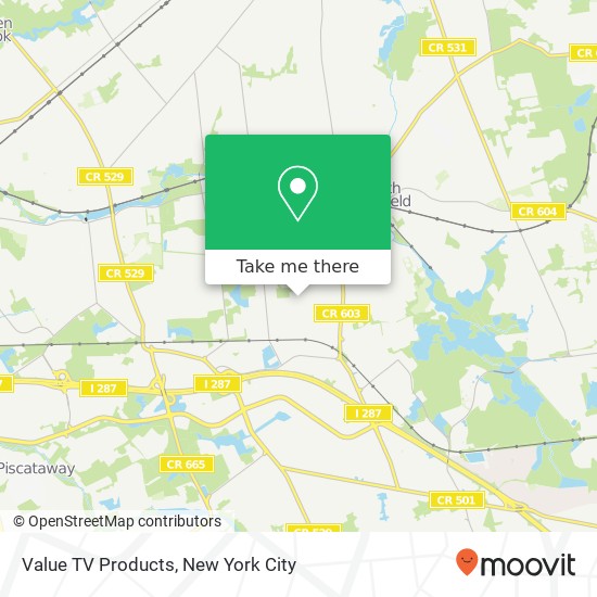 Value TV Products map