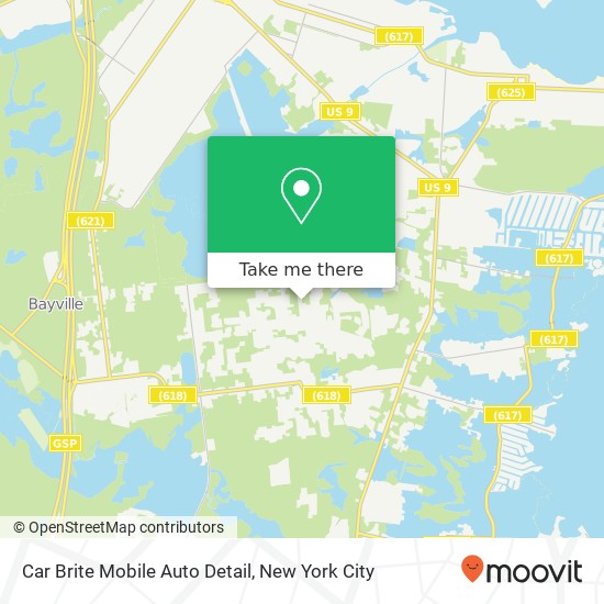 Mapa de Car Brite Mobile Auto Detail