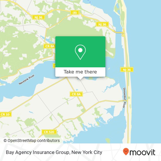 Mapa de Bay Agency Insurance Group