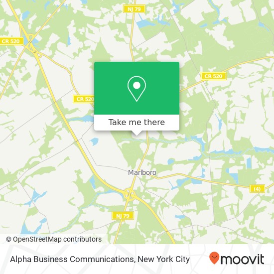 Alpha Business Communications map