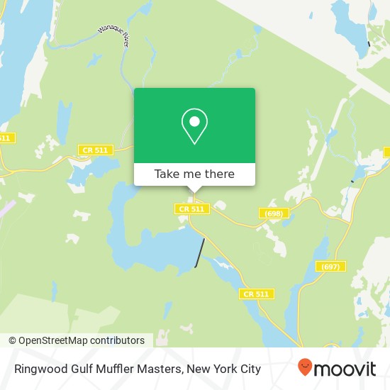 Ringwood Gulf Muffler Masters map