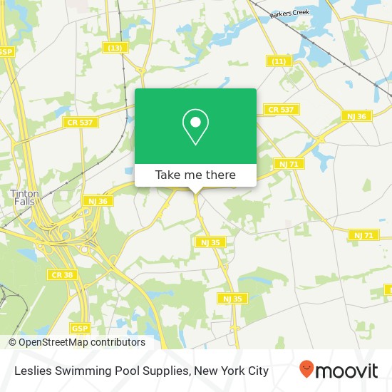 Mapa de Leslies Swimming Pool Supplies