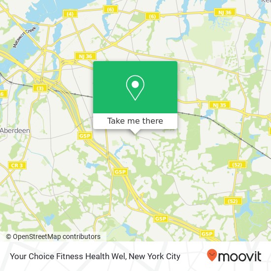 Your Choice Fitness Health Wel map