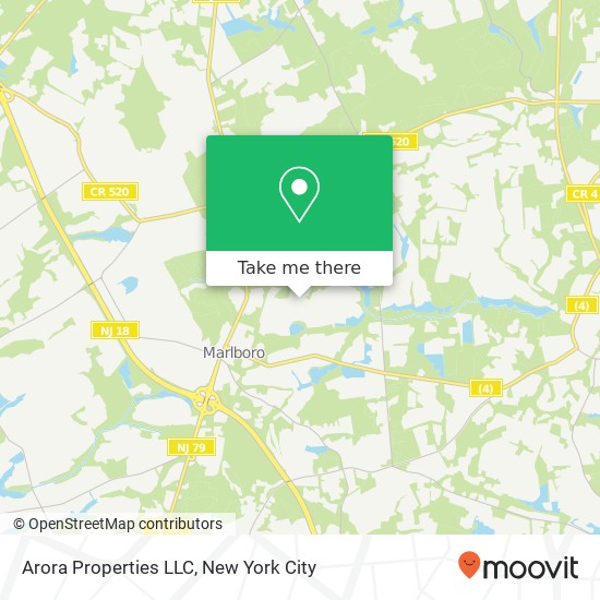 Mapa de Arora Properties LLC