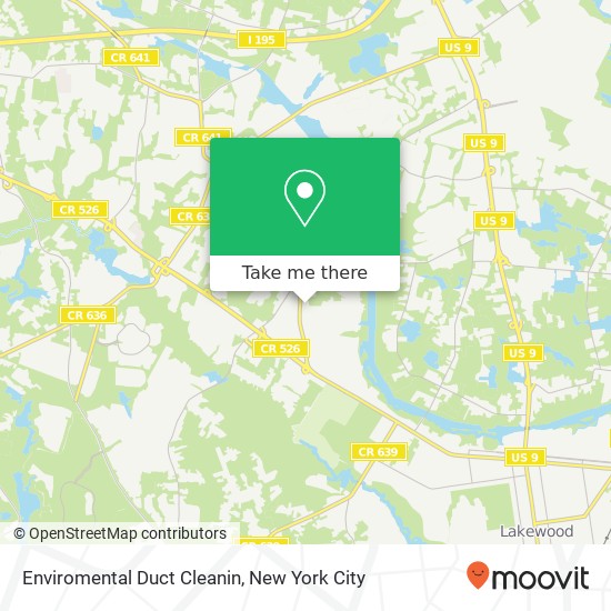 Enviromental Duct Cleanin map