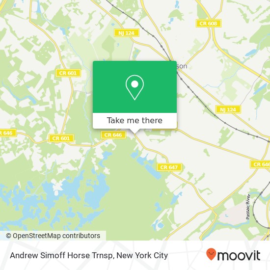 Andrew Simoff Horse Trnsp map