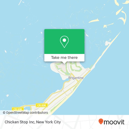 Mapa de Chicken Stop Inc