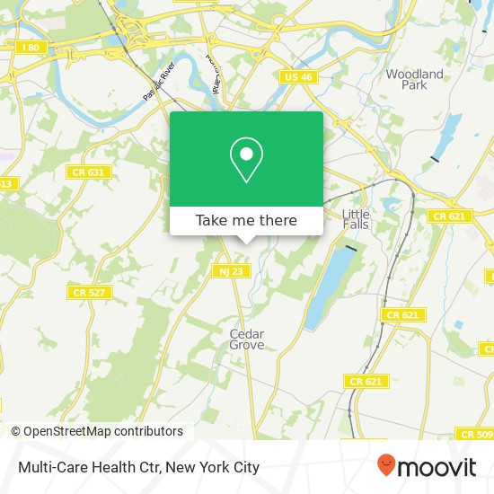 Mapa de Multi-Care Health Ctr