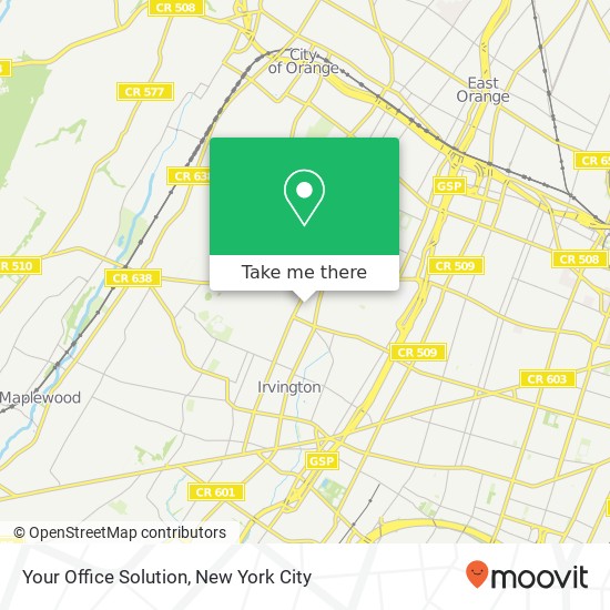 Mapa de Your Office Solution