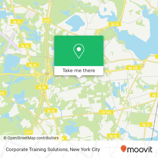 Mapa de Corporate Training Solutions