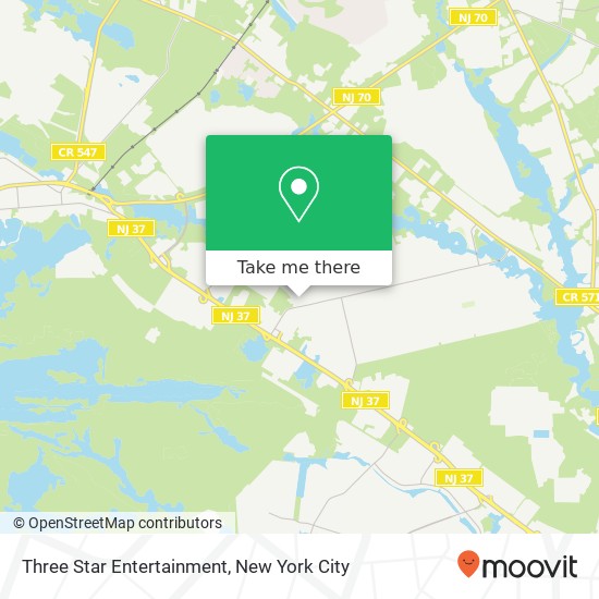 Mapa de Three Star Entertainment