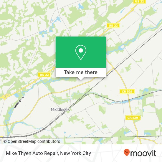 Mapa de Mike Thyen Auto Repair