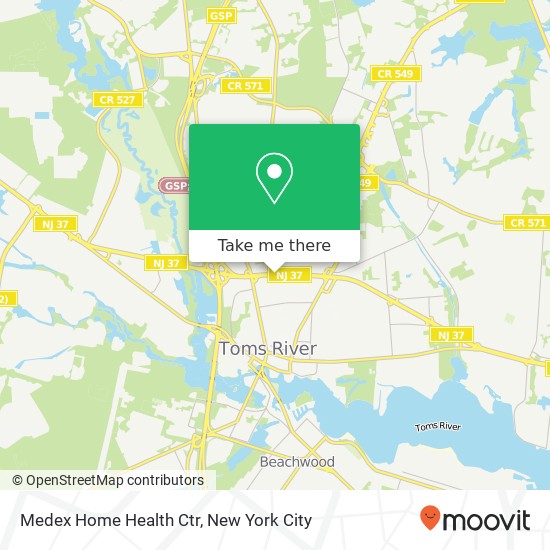 Medex Home Health Ctr map