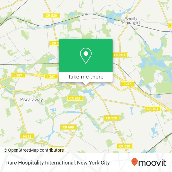 Mapa de Rare Hospitality International