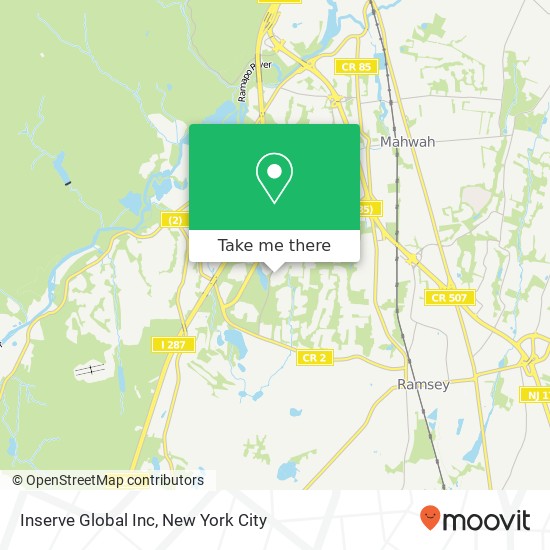 Mapa de Inserve Global Inc