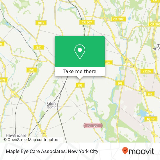 Mapa de Maple Eye Care Associates