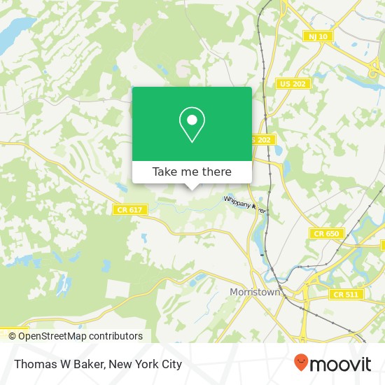 Thomas W Baker map