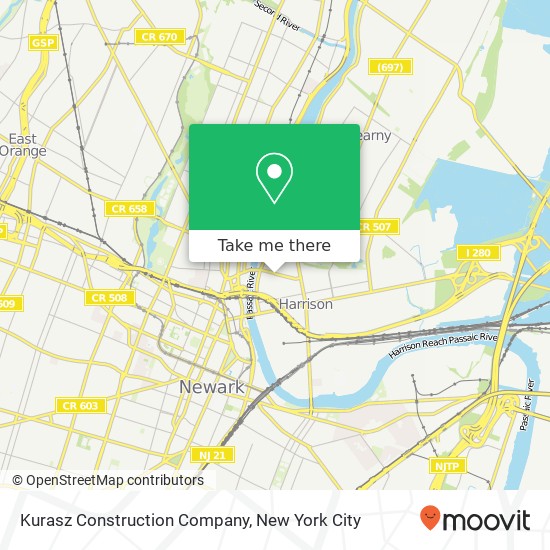 Kurasz Construction Company map
