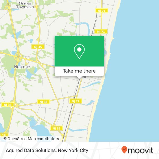 Aquired Data Solutions map