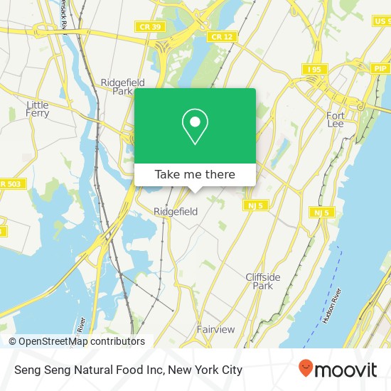 Mapa de Seng Seng Natural Food Inc