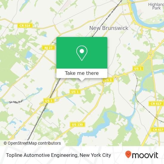 Topline Automotive Engineering map