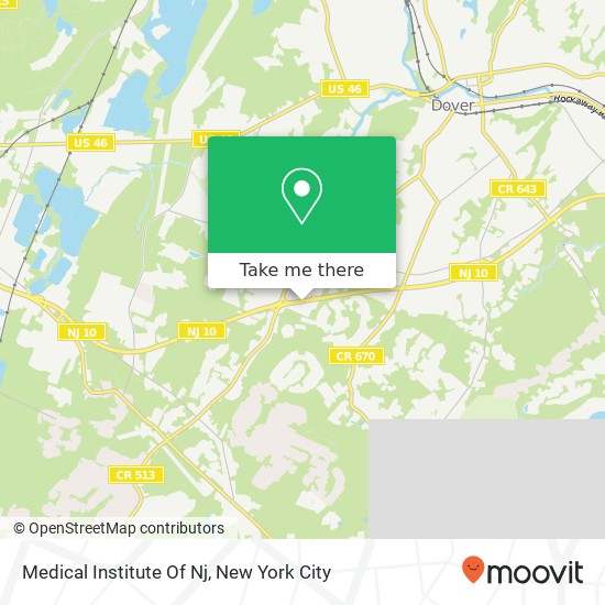 Mapa de Medical Institute Of Nj