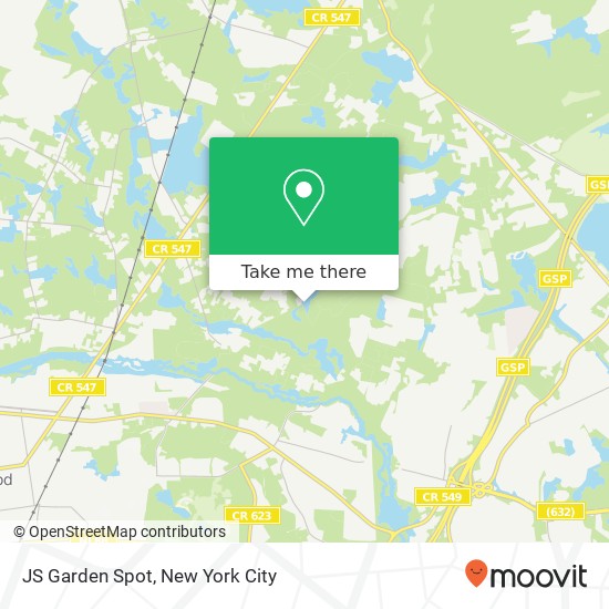 Mapa de JS Garden Spot