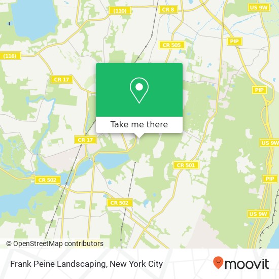 Mapa de Frank Peine Landscaping