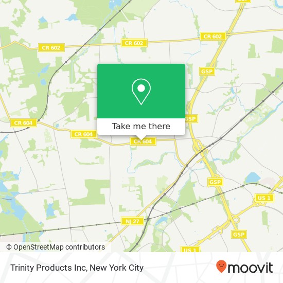 Trinity Products Inc map