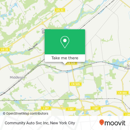 Community Auto Svc Inc map